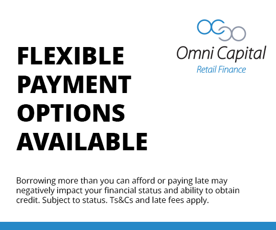Flexible payment options available through Omni Capital Retail Finance